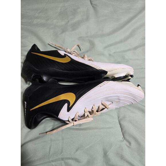 Nike phantom gx size 9 men's white gold and black soccer cleats - Picture 7 of 9